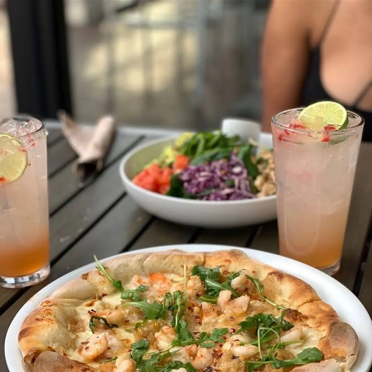 Shrimp Scampi Pizza