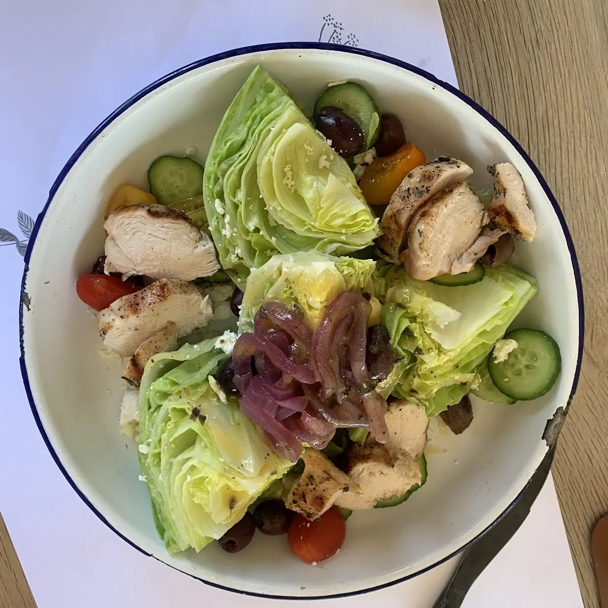 Greek Salad w Chicken