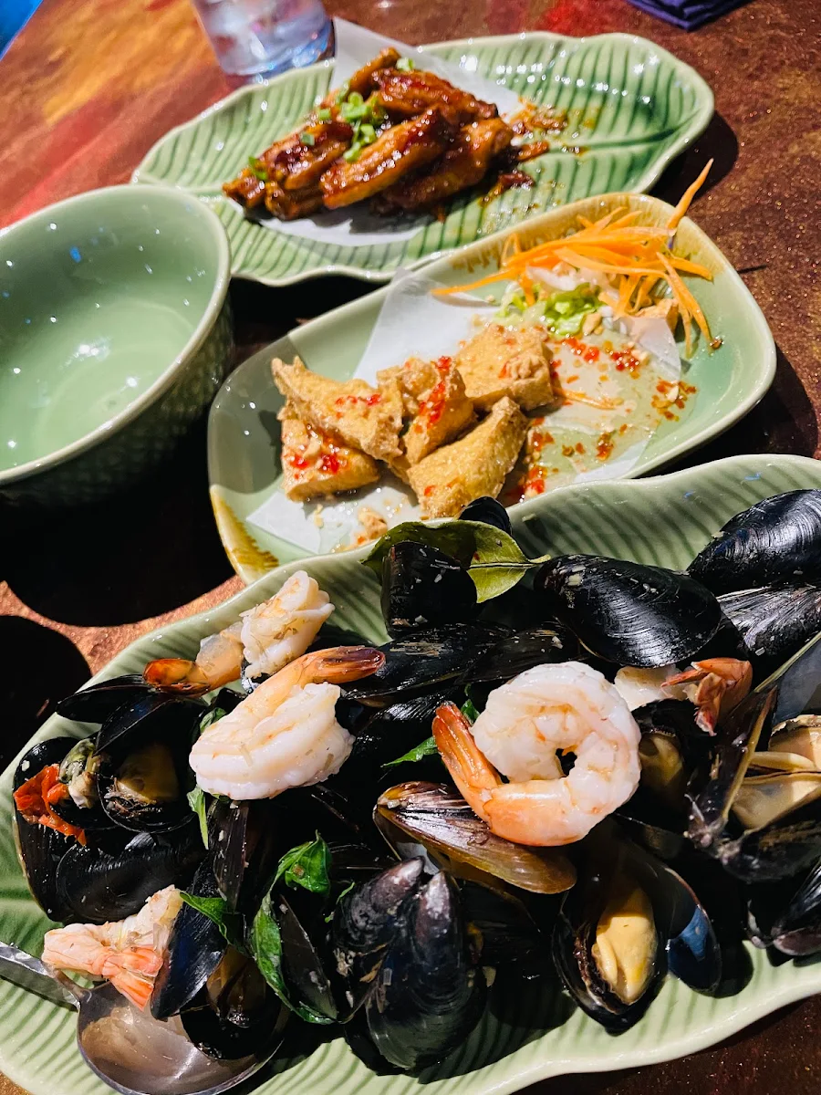Steamed Mussels