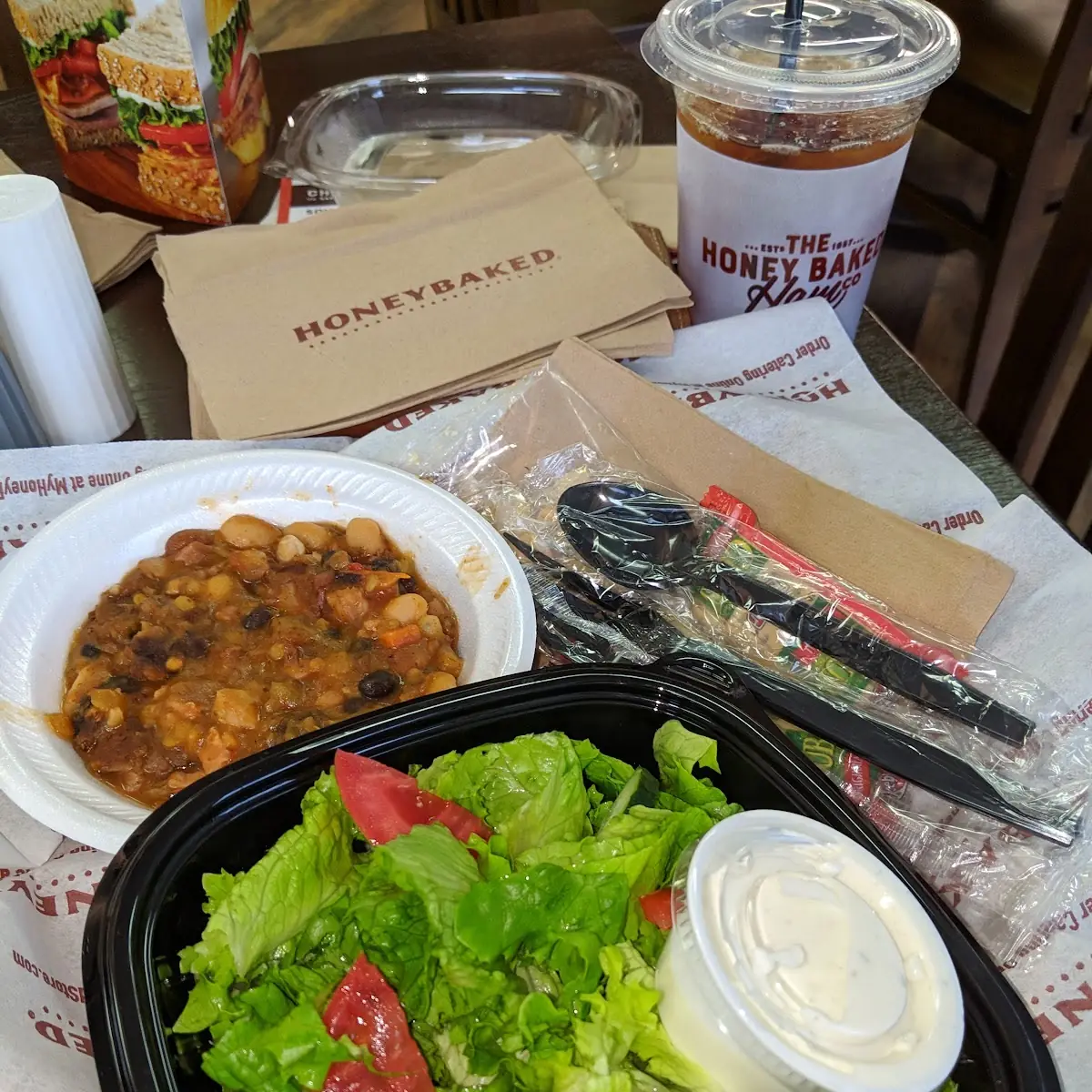 Bean Soup and Green Salad
