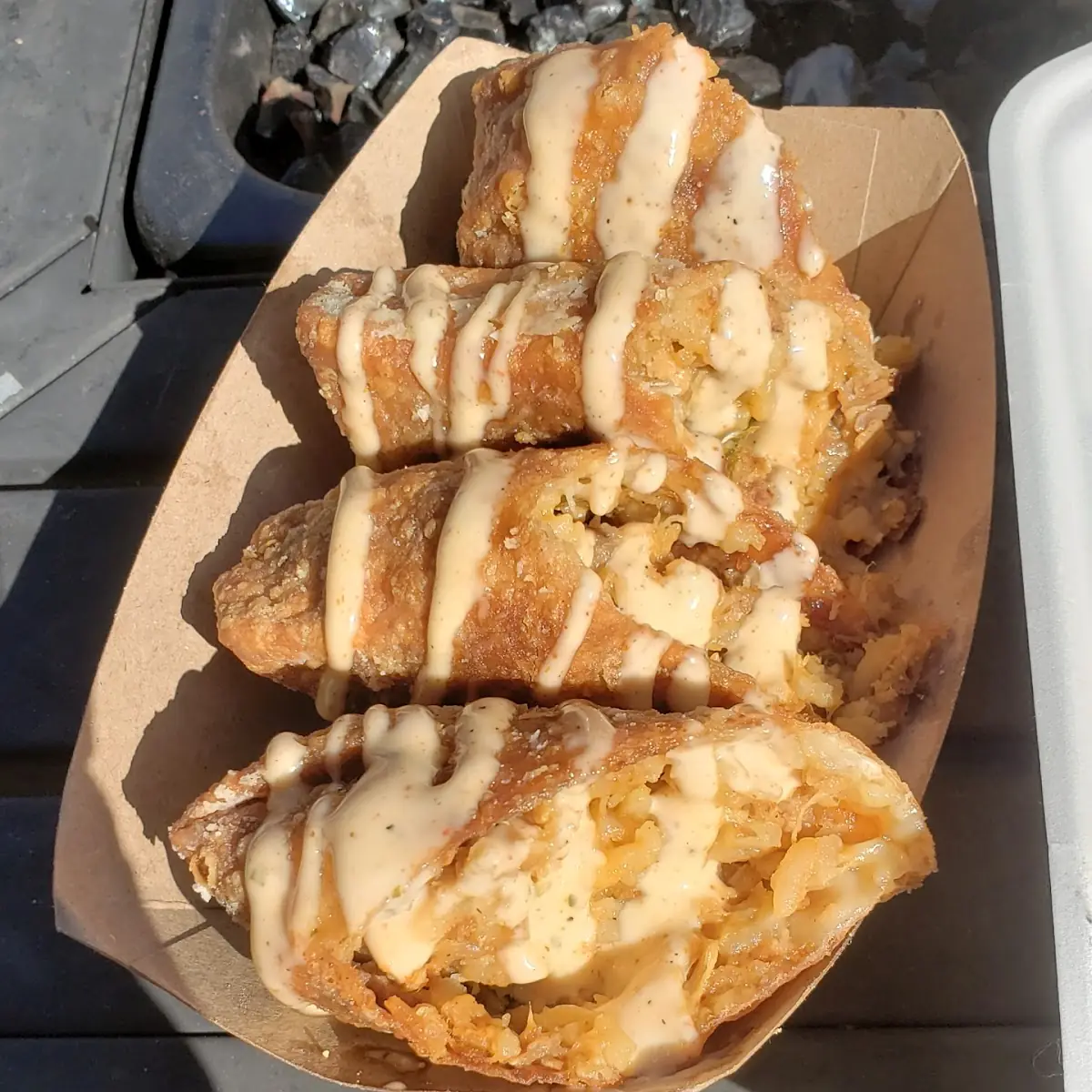 Jambalaya Egg Rolls