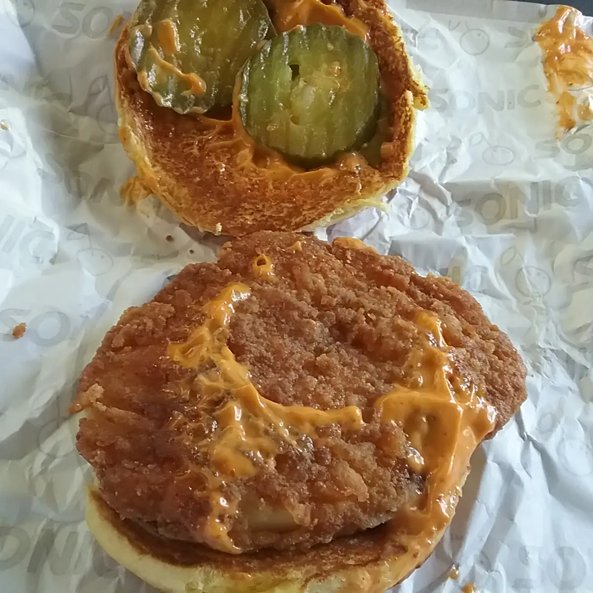 Over Cooked Spicy Chicken Slider