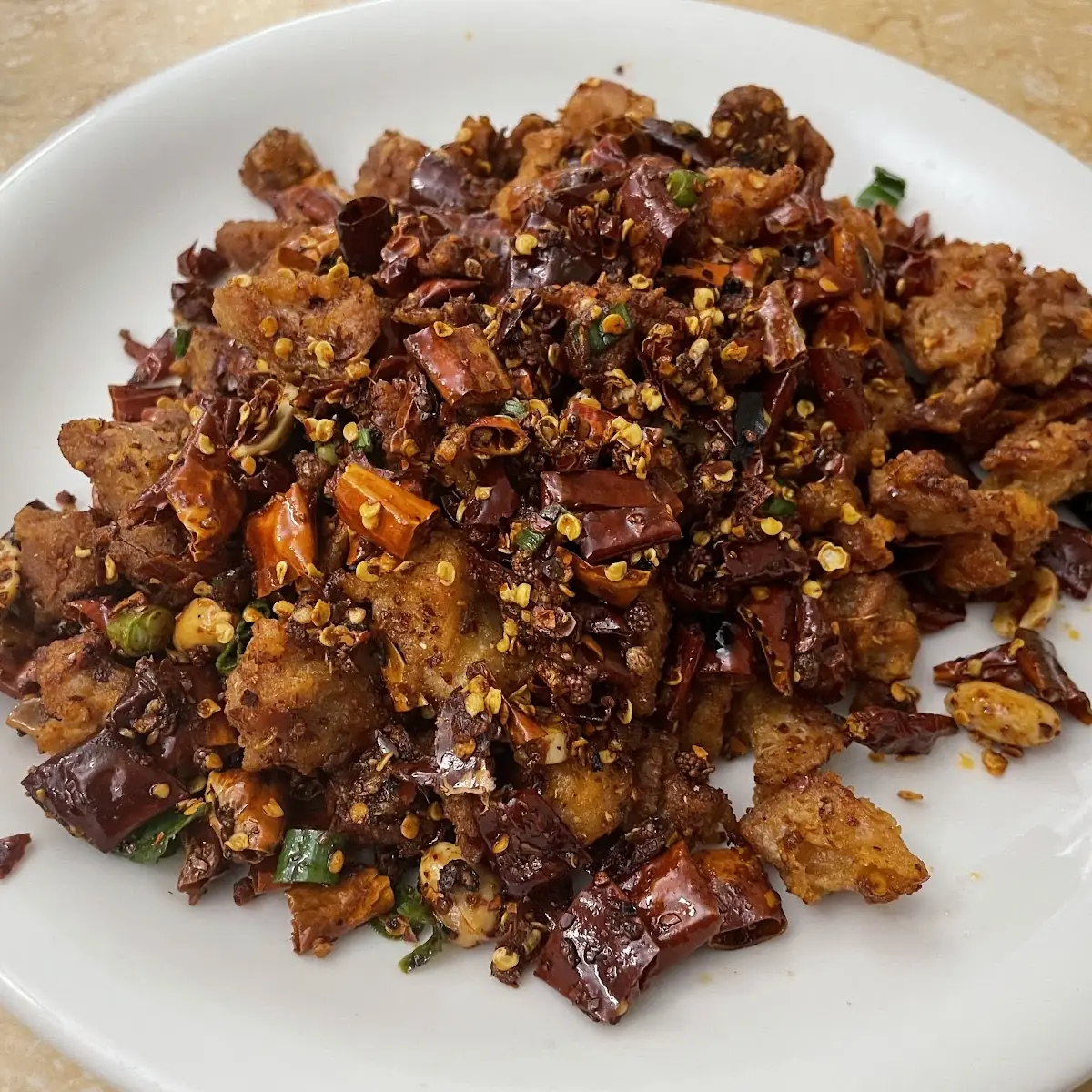 Three Style Pepper Chicken Spicy