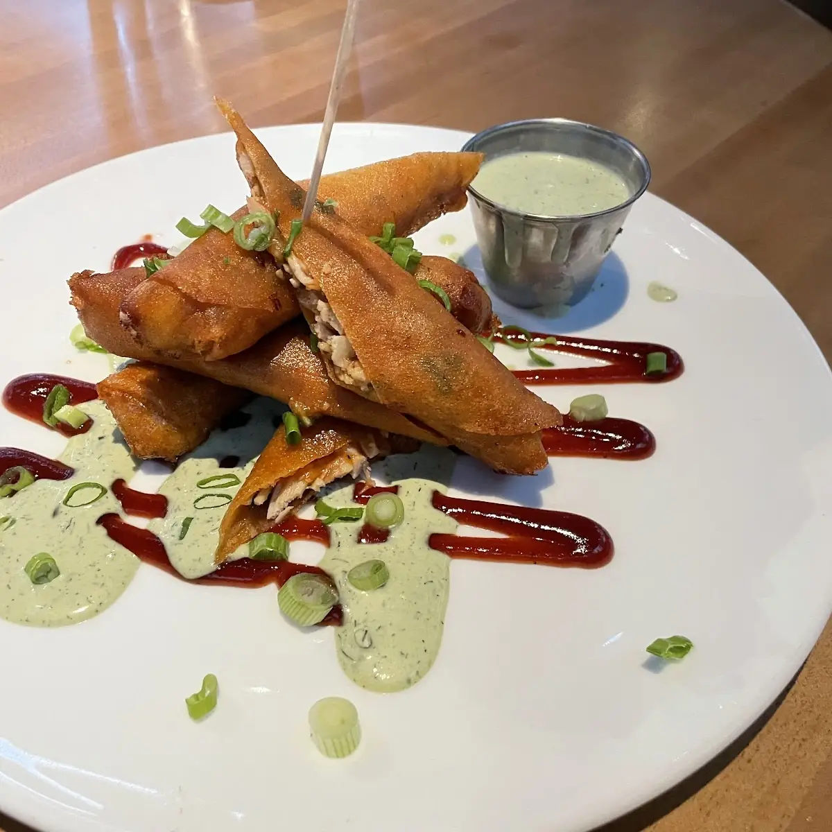 BBQ Chicken Spring Rolls