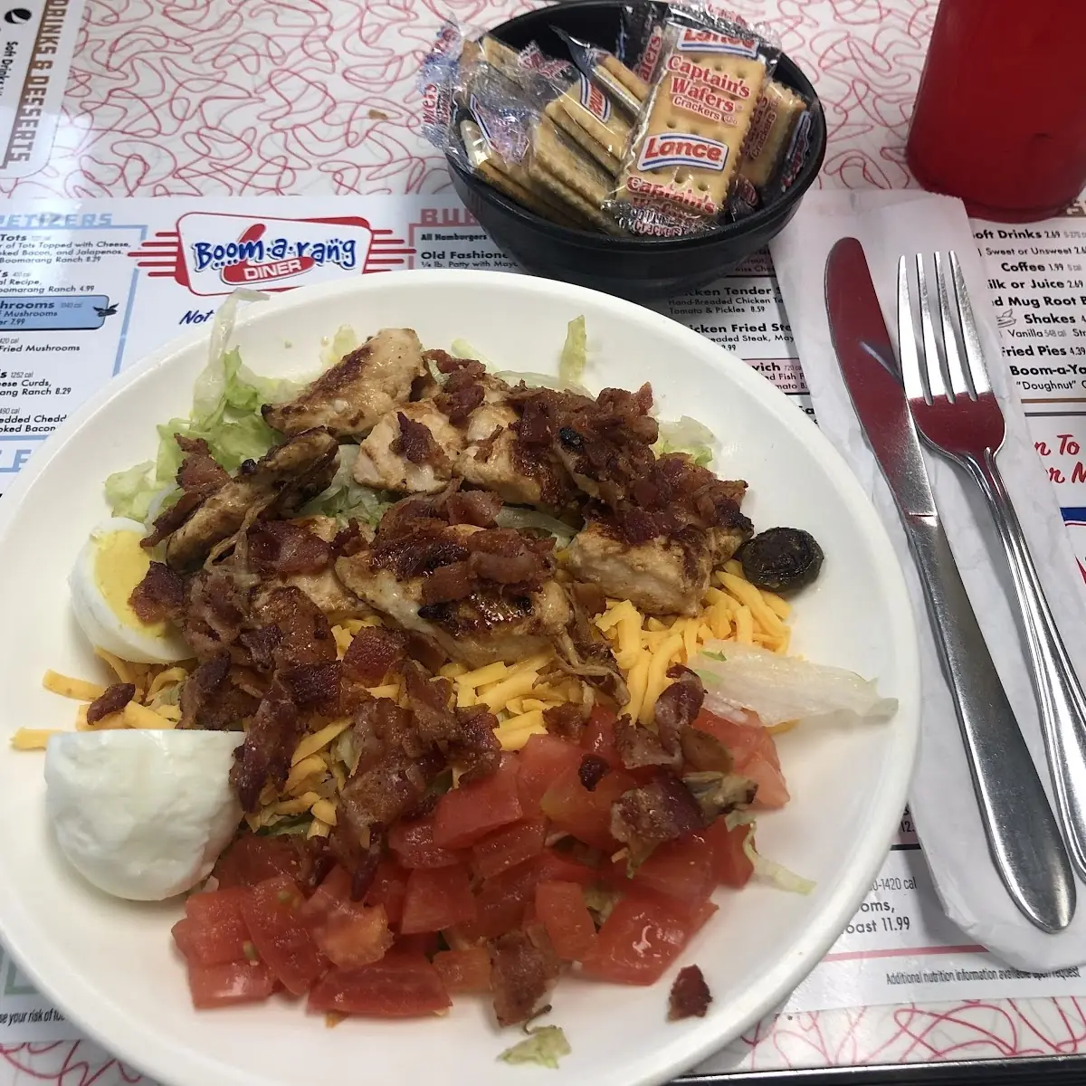 Grilled Chicken & Bacon Salad