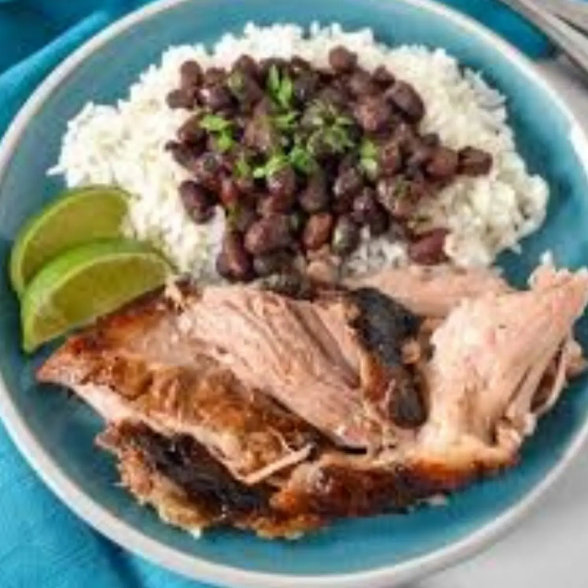 Pork & Black Beans Rice