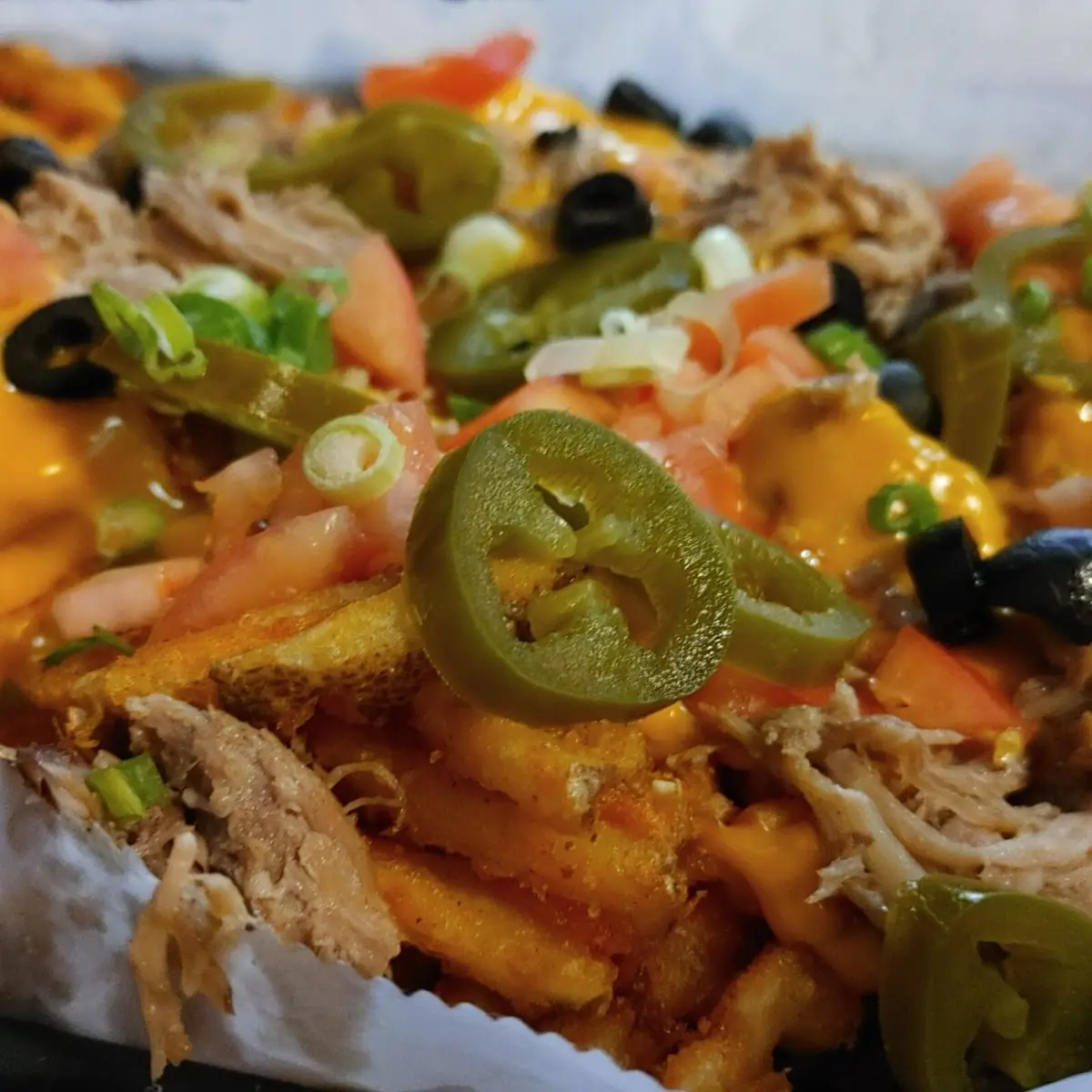 Irish Nachos with Pulled Pork