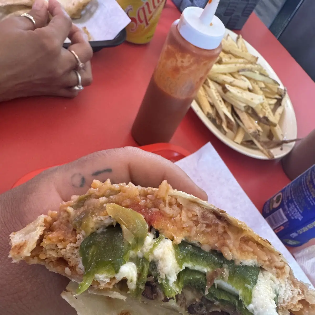 Chile Relleno Burrito w Carne Asada