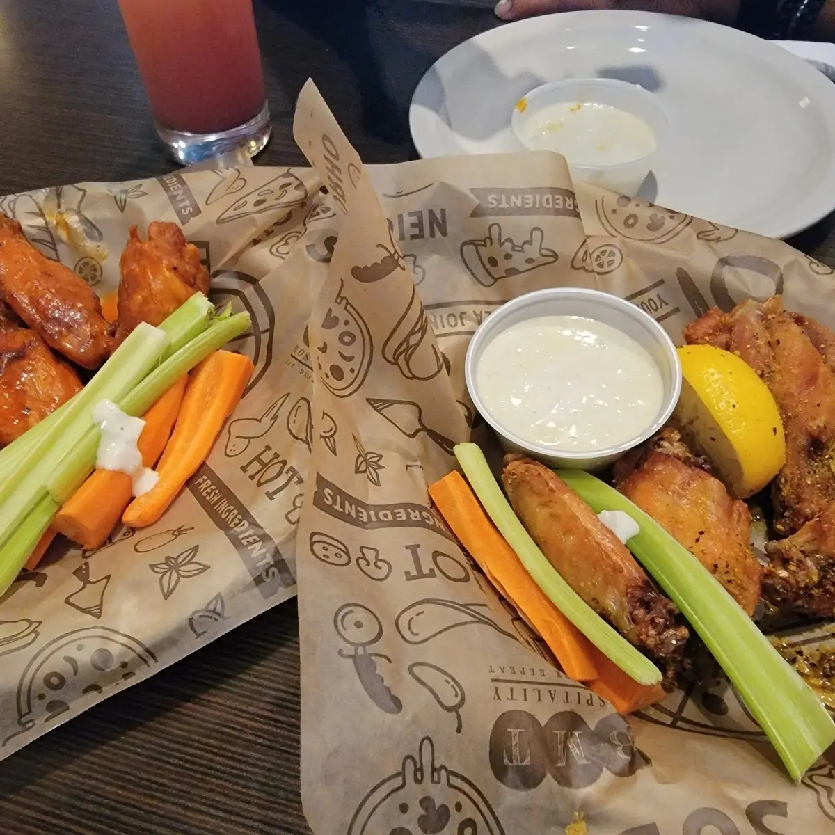 Mild Wings and Lemon Pepper Wings