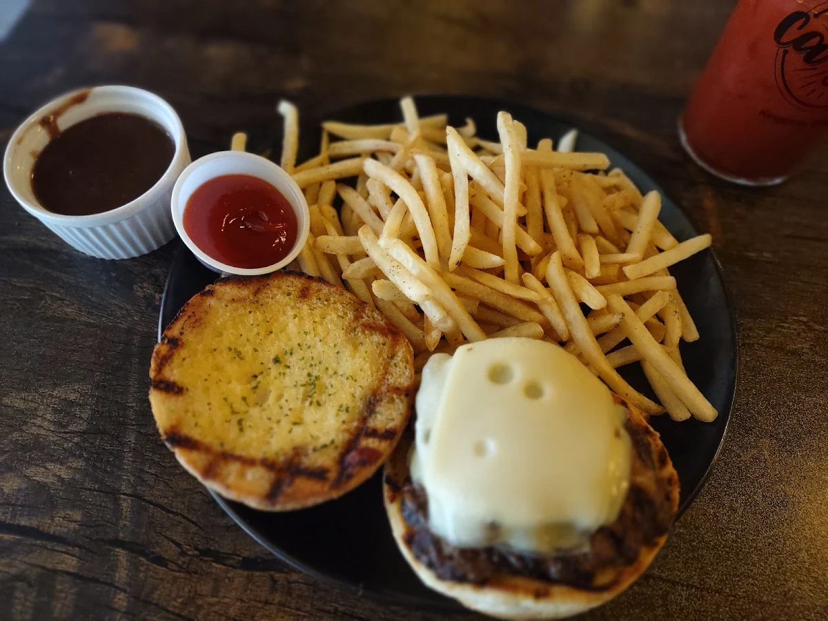 Swiss Mushroom Burger, The Caesar Company