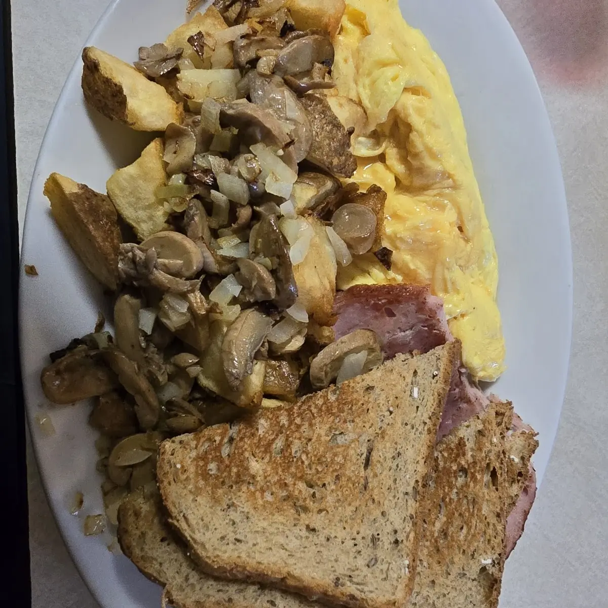 On Toast w Homefries