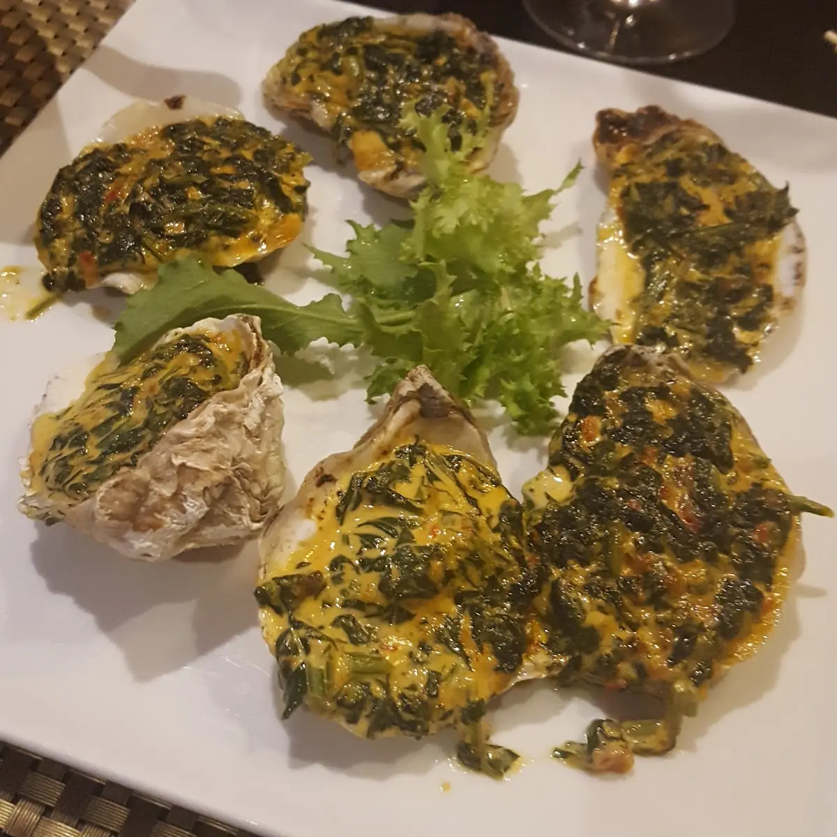 Oysters Rockefeller