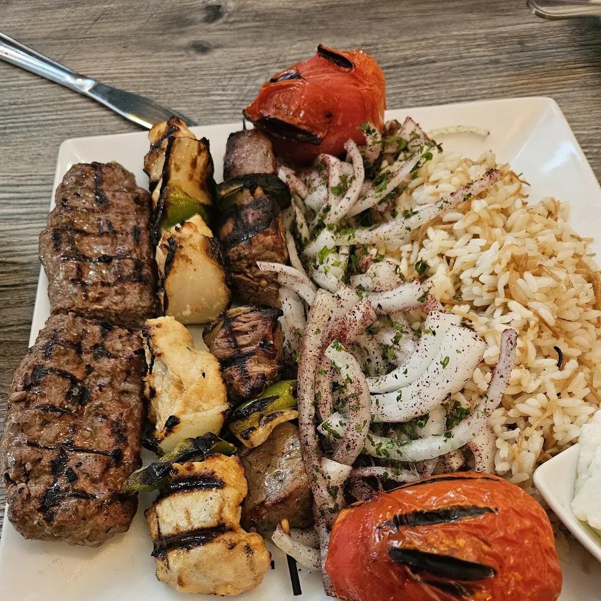 Beef Kabob Plate Filet Mignon