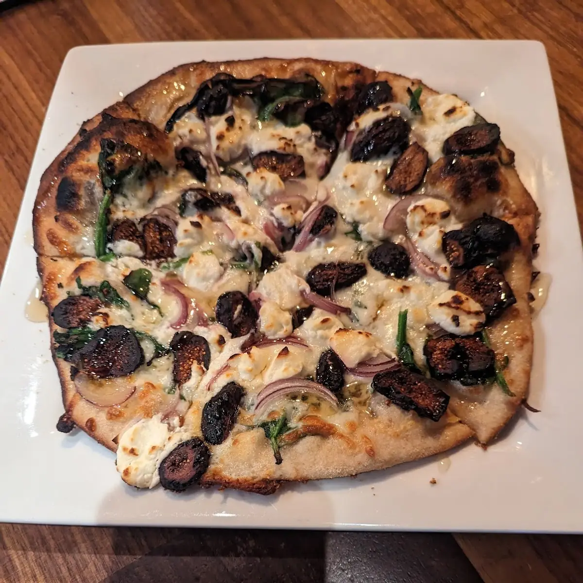 Fig & Spinach Flatbread Pizza