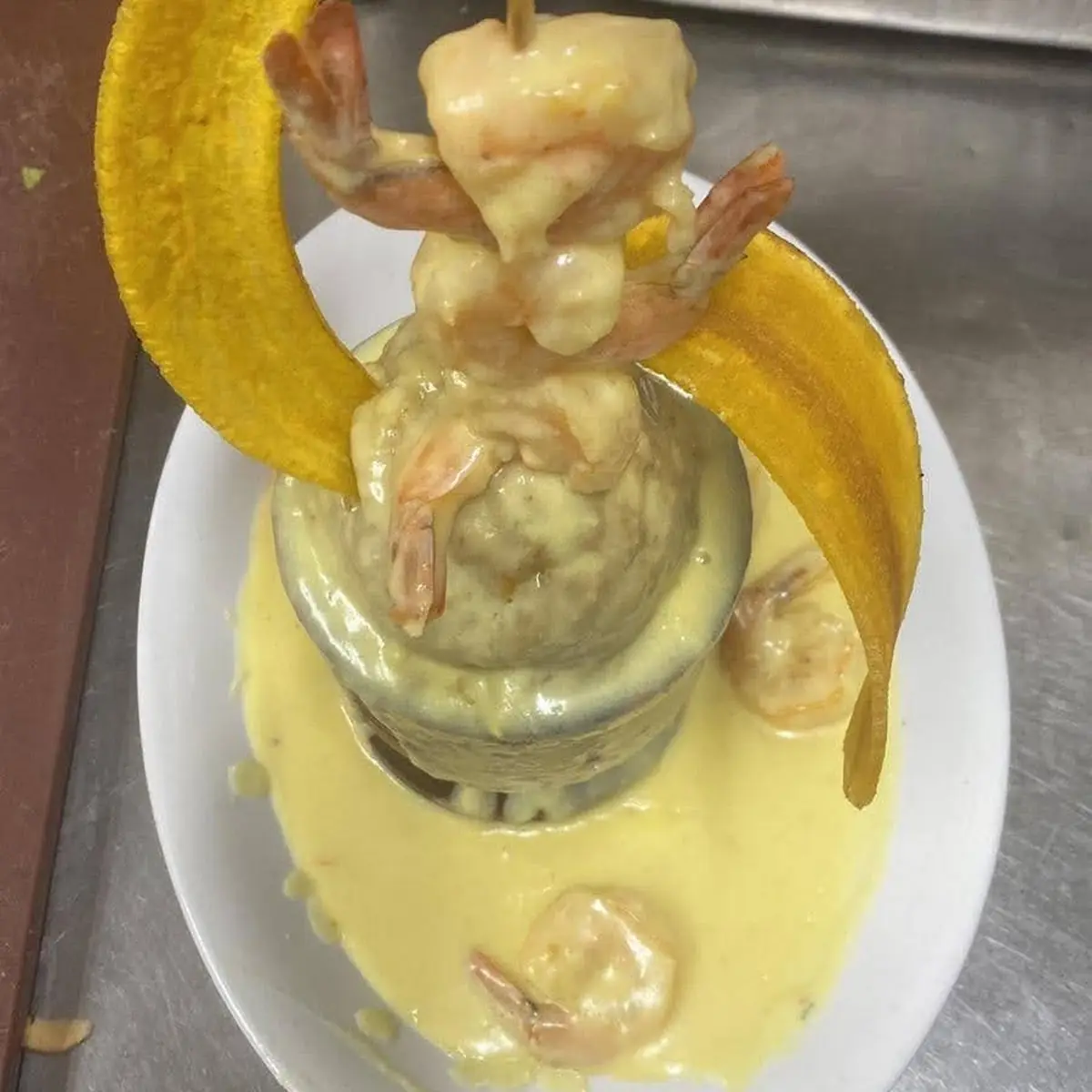 Mondongo De Camarones En Salsa De Casa