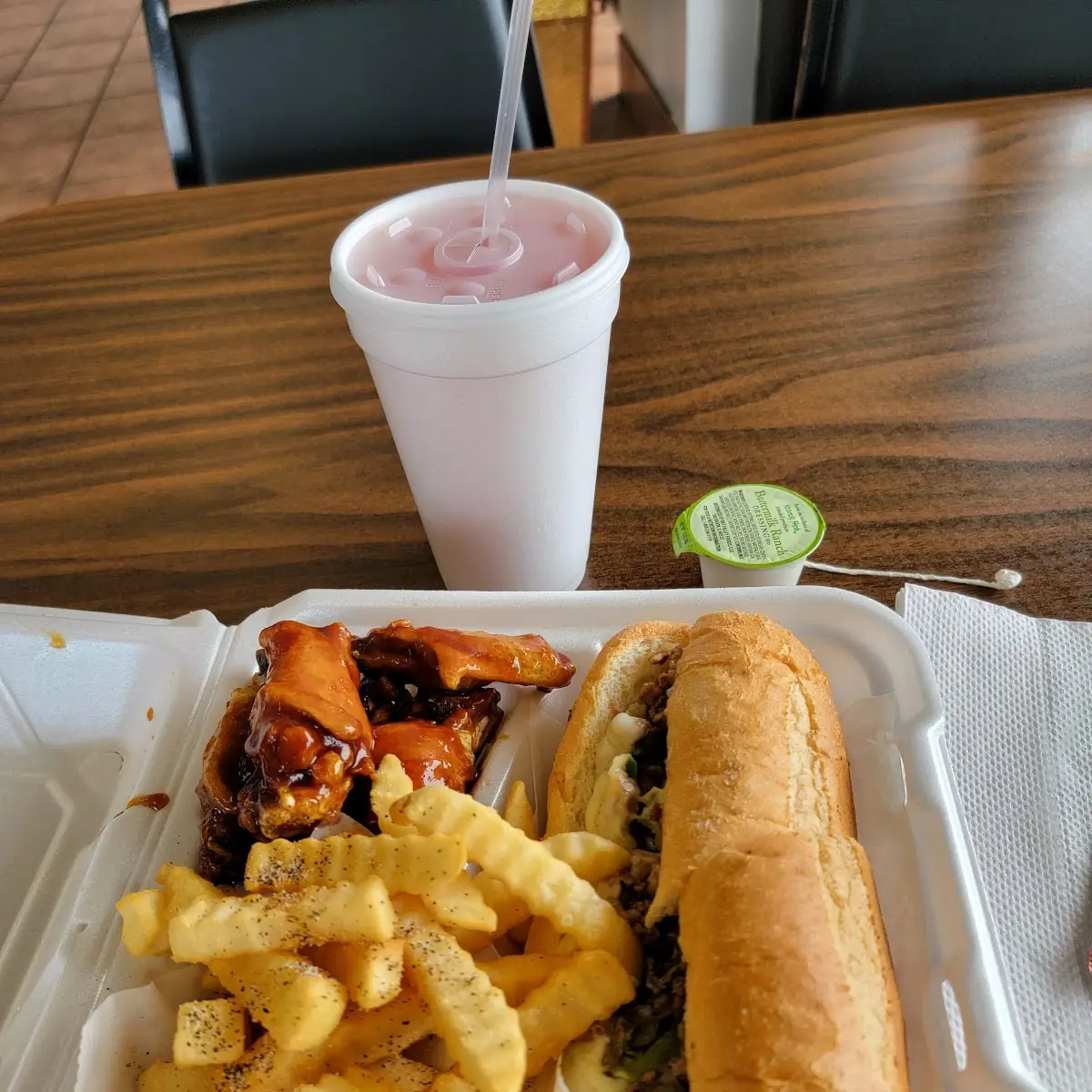 11 Philly Steak and Wings Meal