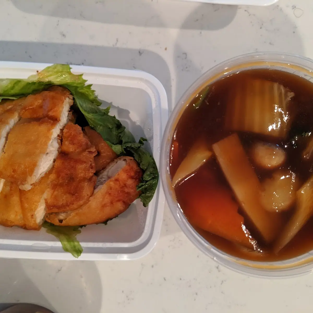 Crispy Chicken with Chinese Vegetables