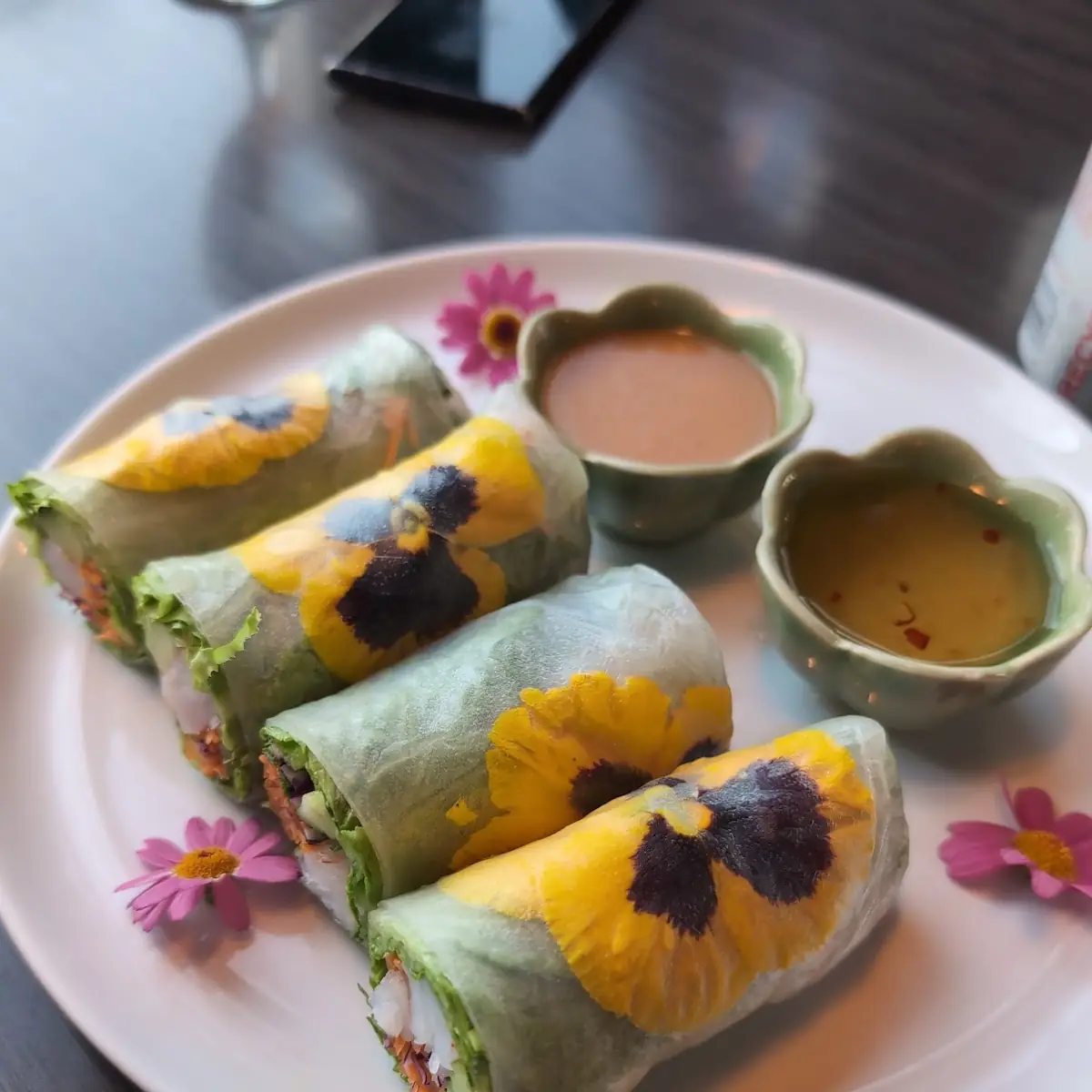 Summer Rolls w Fried Tofu