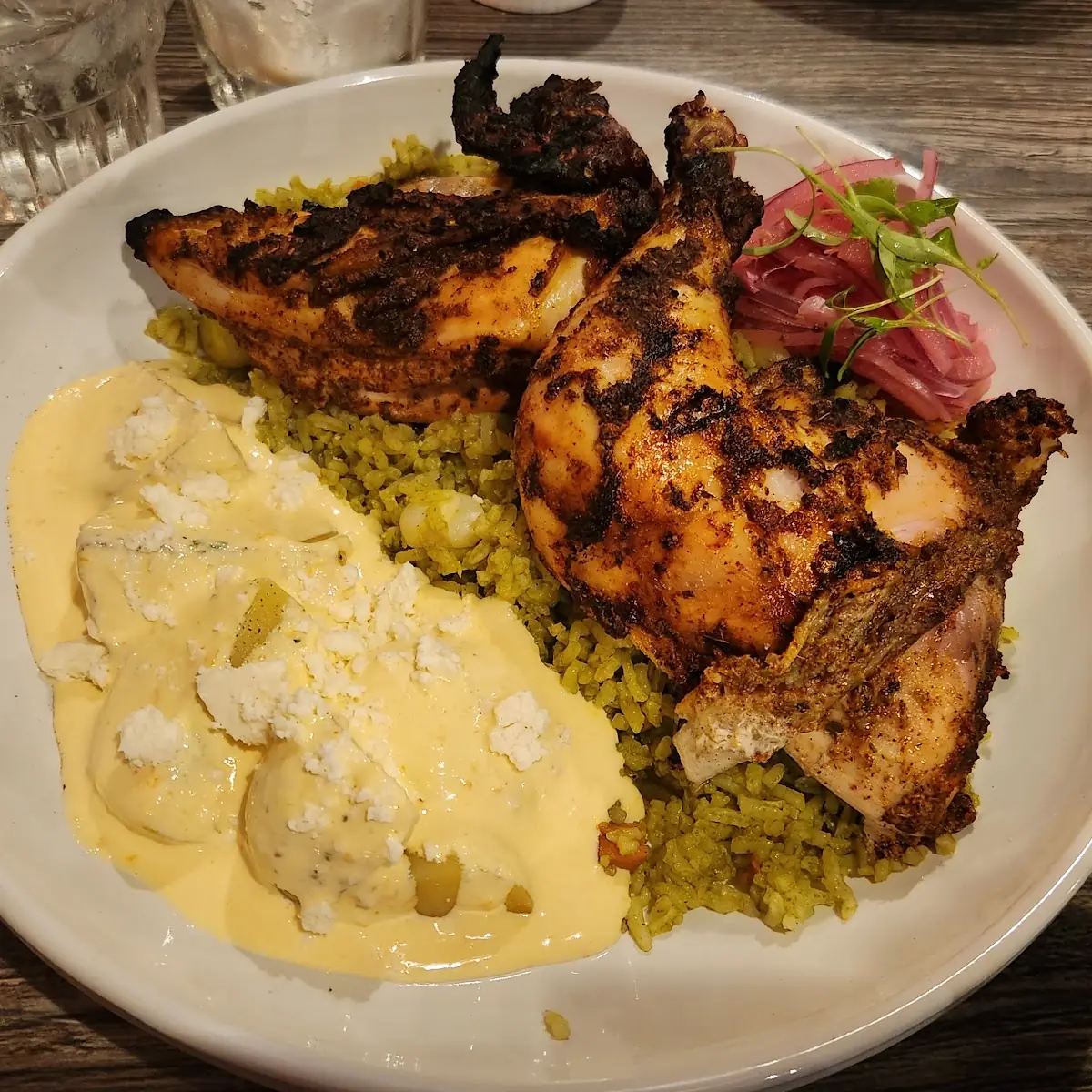 Grilled Chicken and Arroz