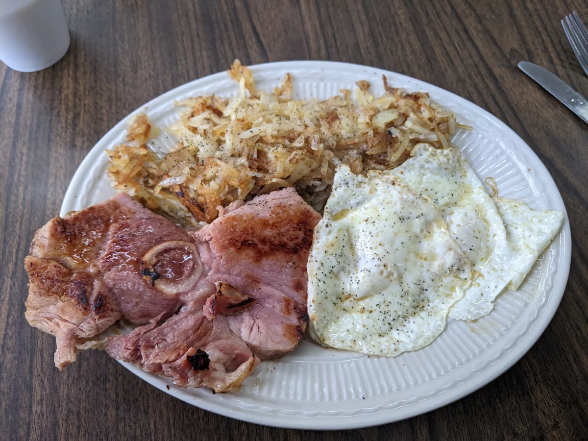 Ham Eggs and Hash Browns