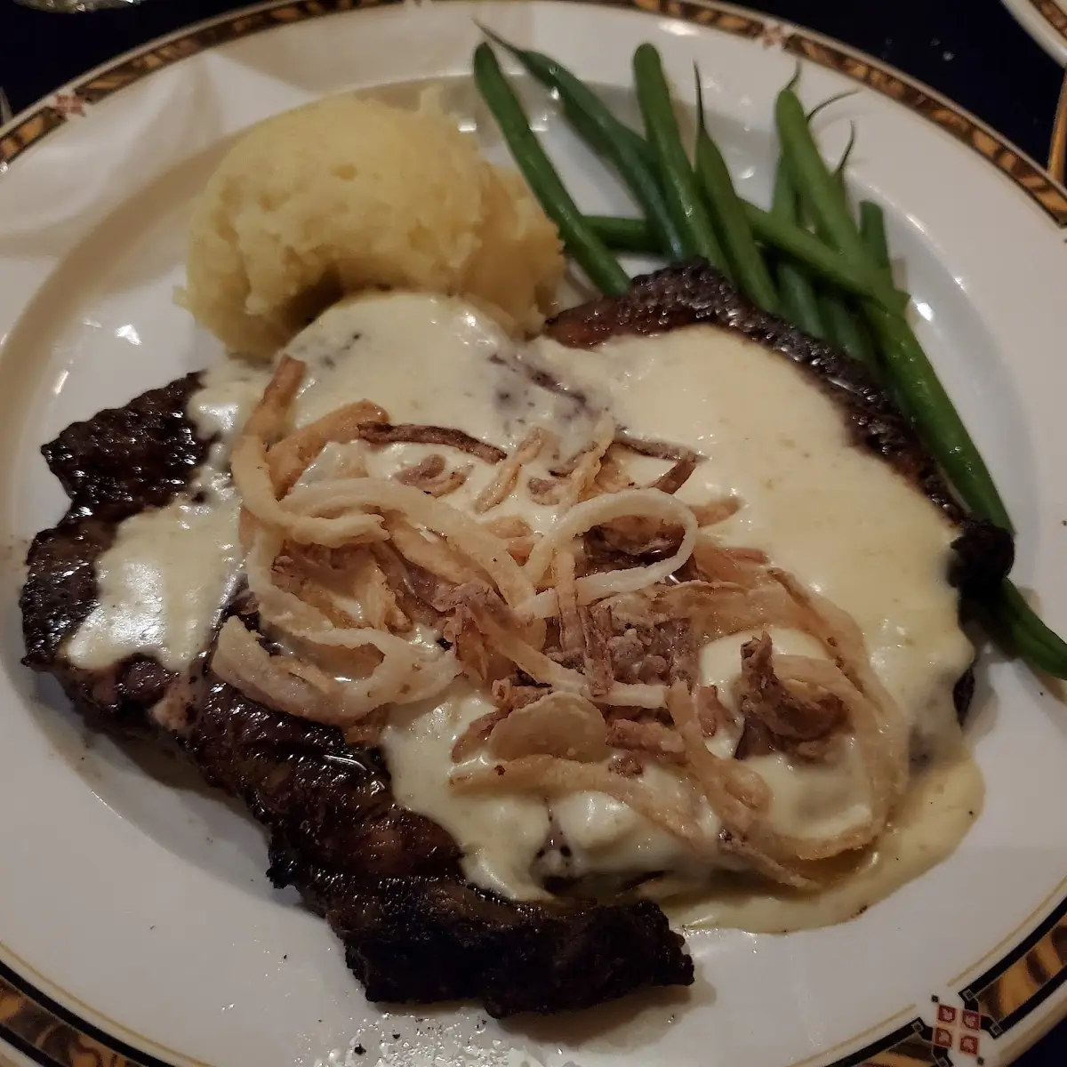 Bone-In Ribeye with Asparagus