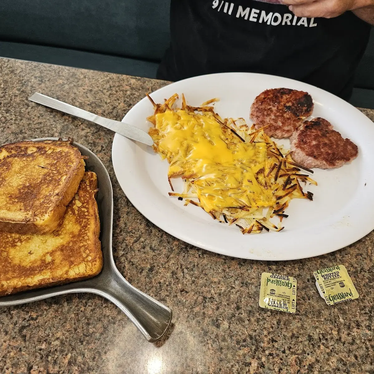 One Egg Hash Browns & Toast