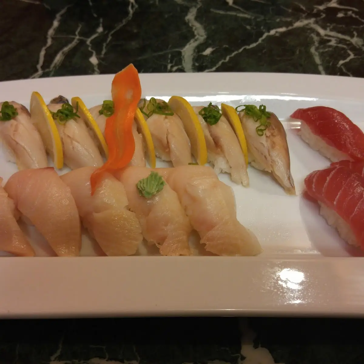 Hamachi Nigiri Toro Nigiri
