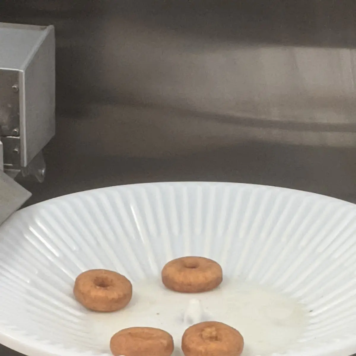 Freshly Made Donuts Few Seconds Before