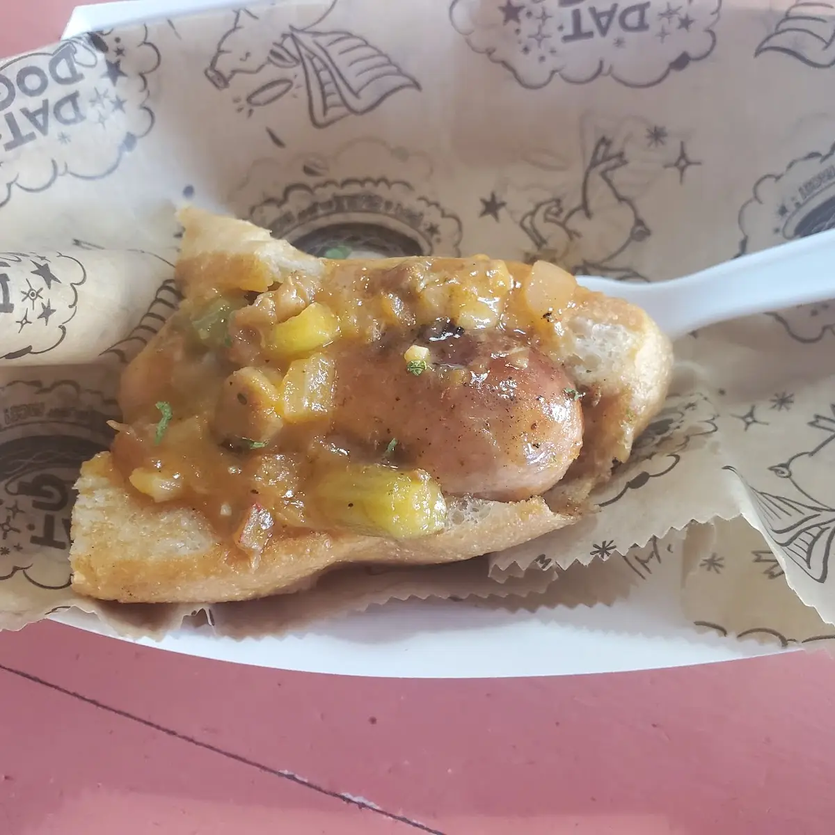 Alligator Hot Dog