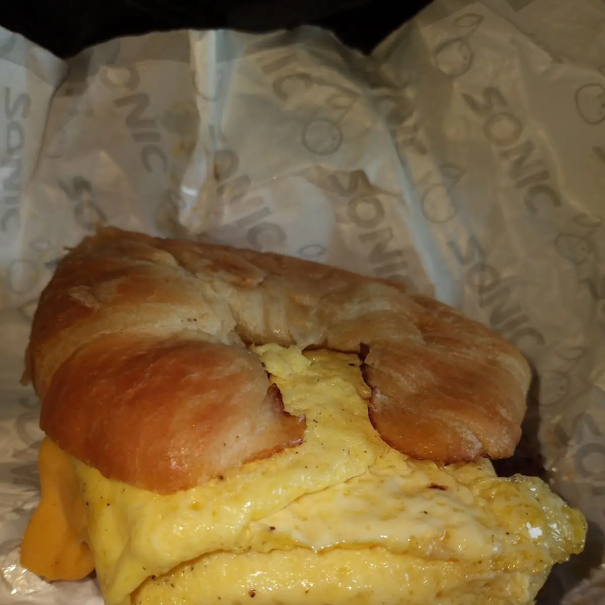 Sausage Egg and Cheese Croissant