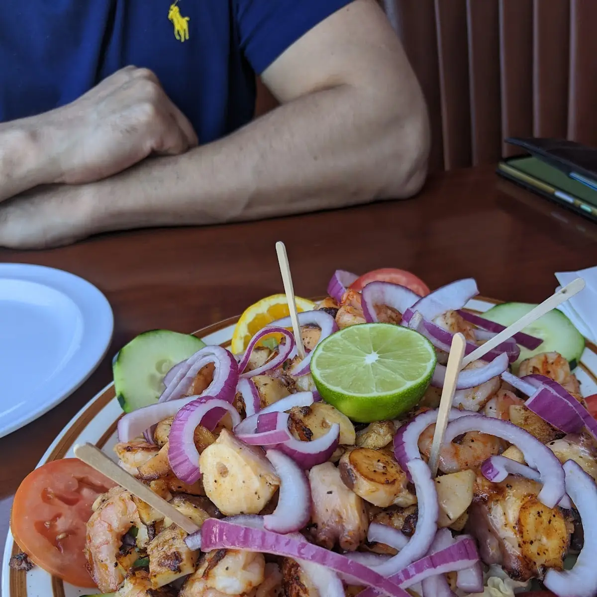Parrilla Mixta De Mariscos