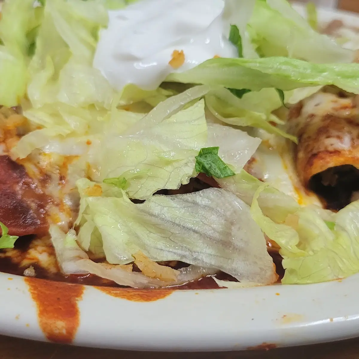 Vegetarian Burrito with Rice and Refried Beans