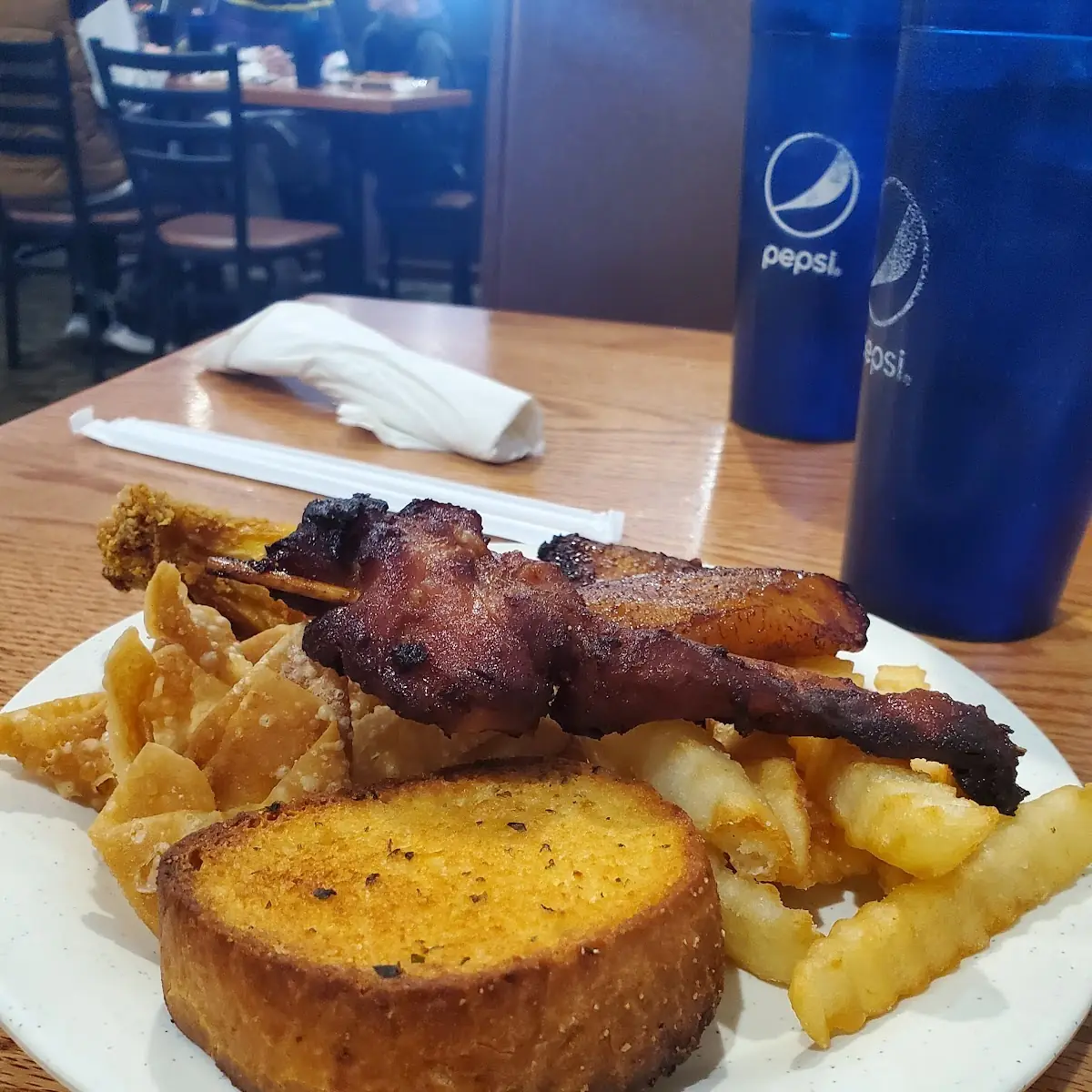 Pollo Asado Papas Fritas