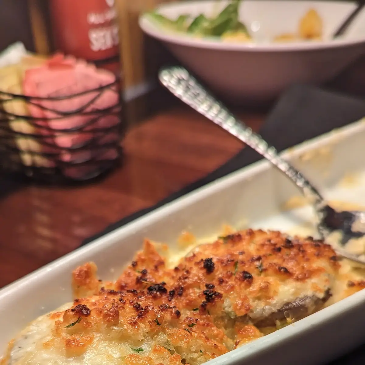 White Cheddar Stuffed Mushrooms