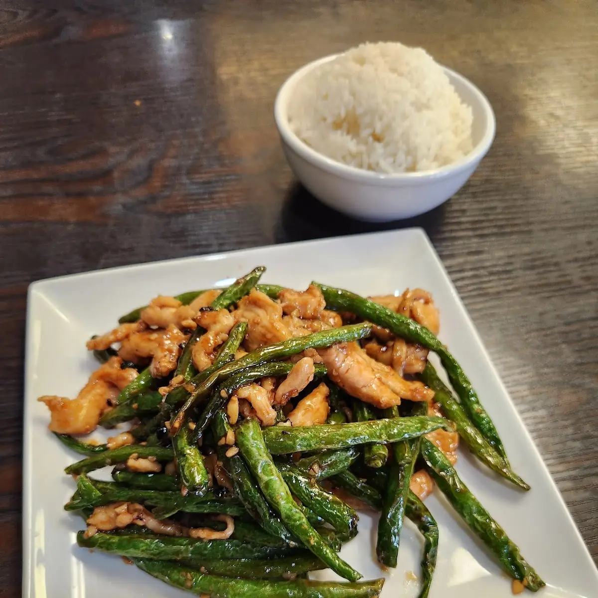 Wok-Seared Chicken with Black Bean Sauce Plate