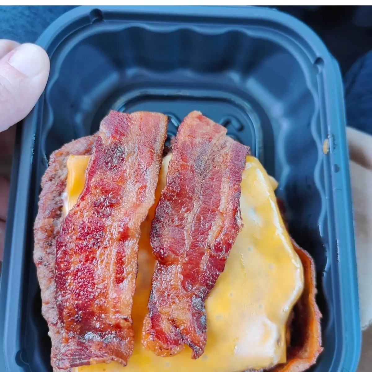 Triple Bacon Cheeseburger