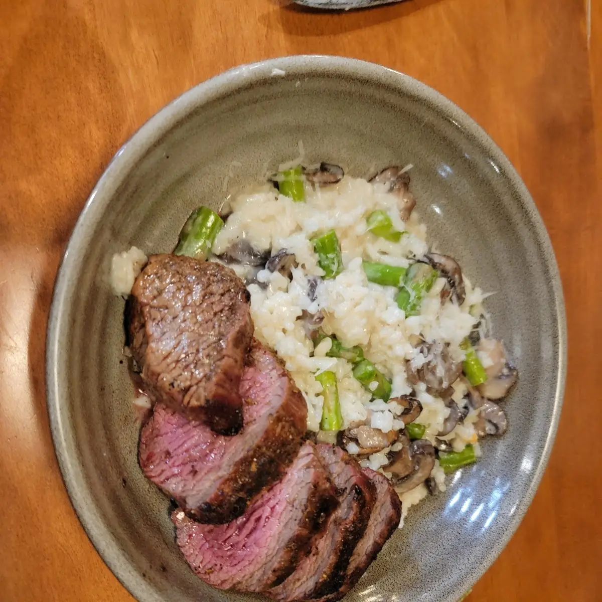 Steak and Mushroom Risotto GF