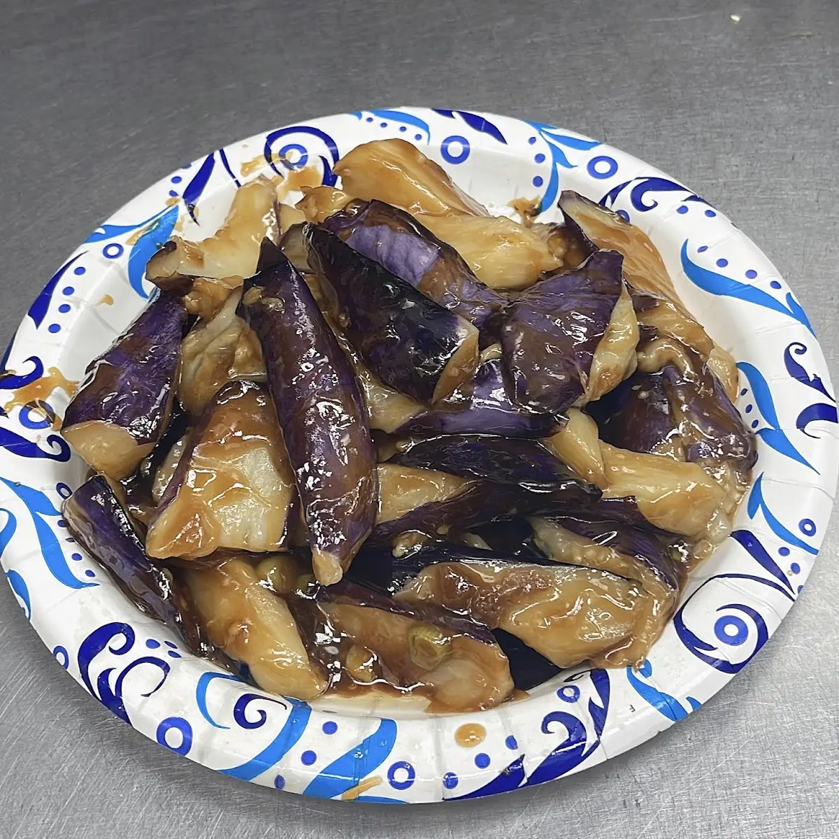 Eggplant with Garlic Sauce