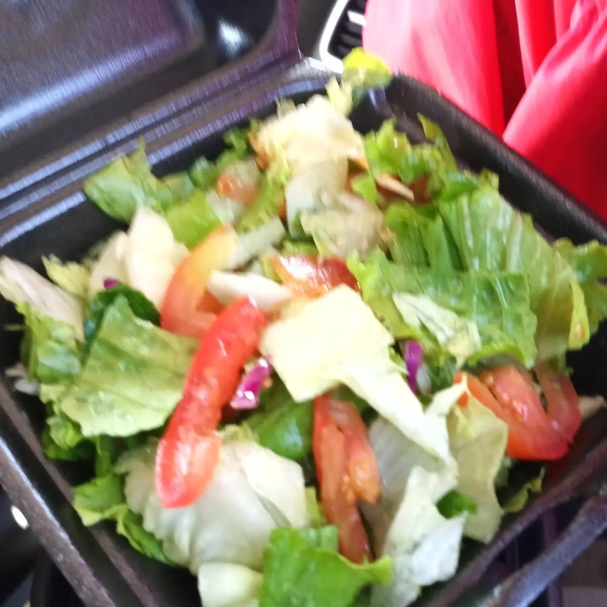 Side Salad with Tomatoes Cucumbers