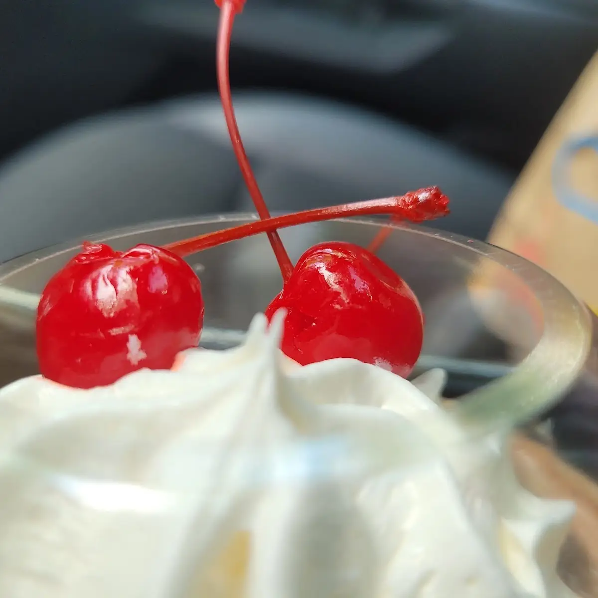 Strawberry Milkshake with Whipped Cream