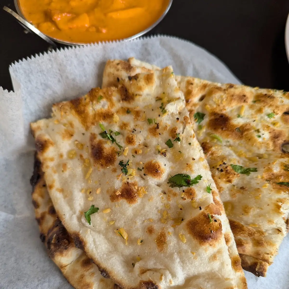 Saag Paneer Chicken Vindaloo Cheese Naan Plain Naan