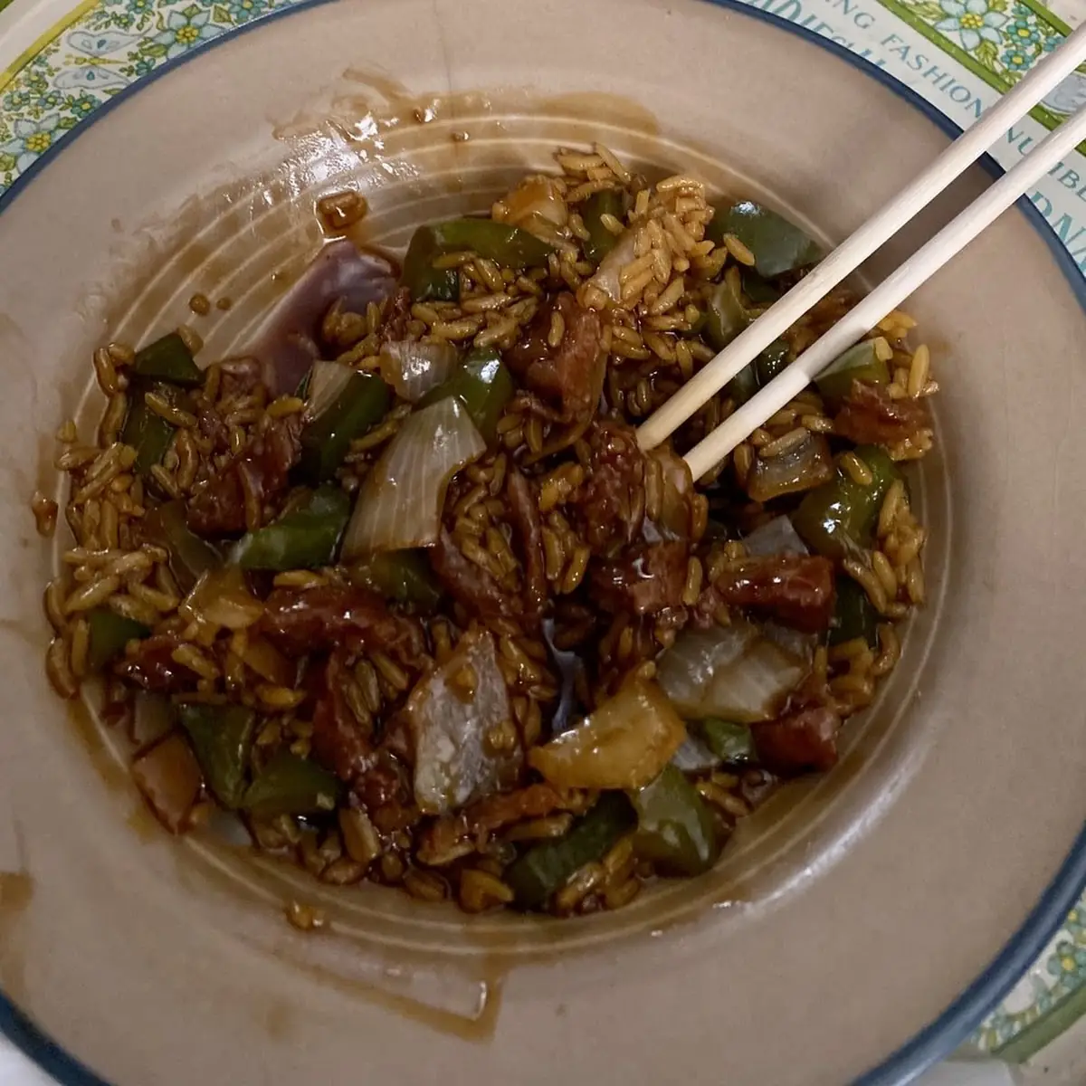 Roast Pork Chop Suey