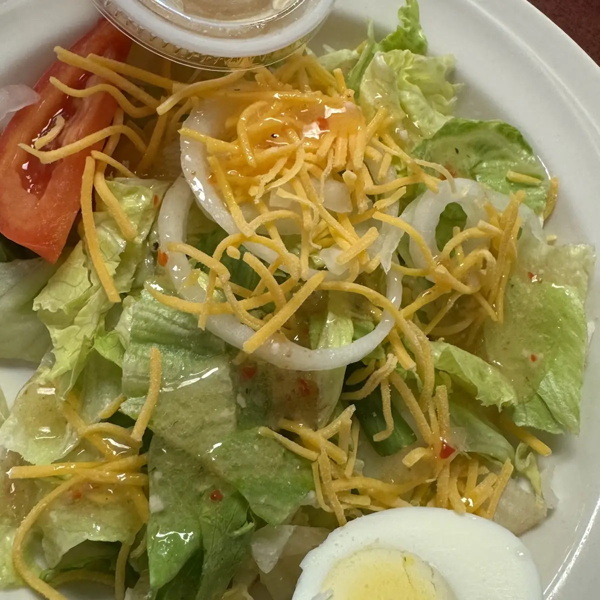 Side Salad with Italian Dressing