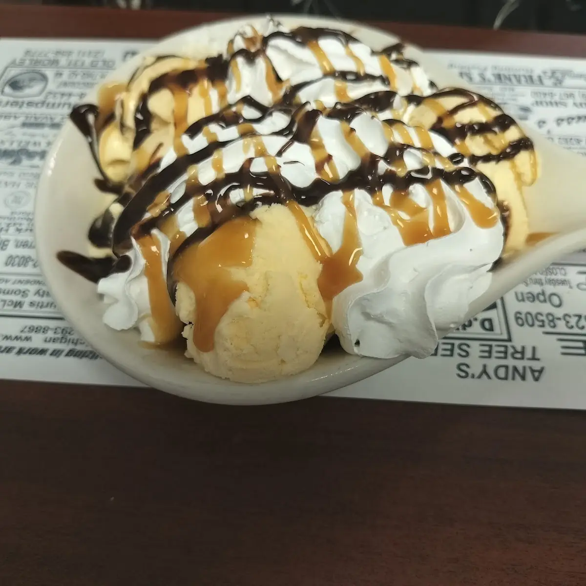 Turtle Brownie Sundae