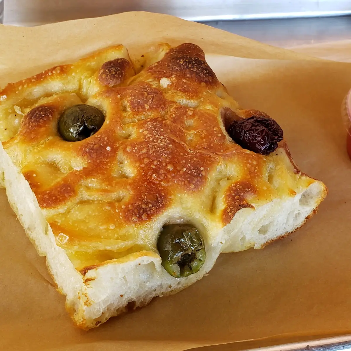 Olive Focaccia Bread