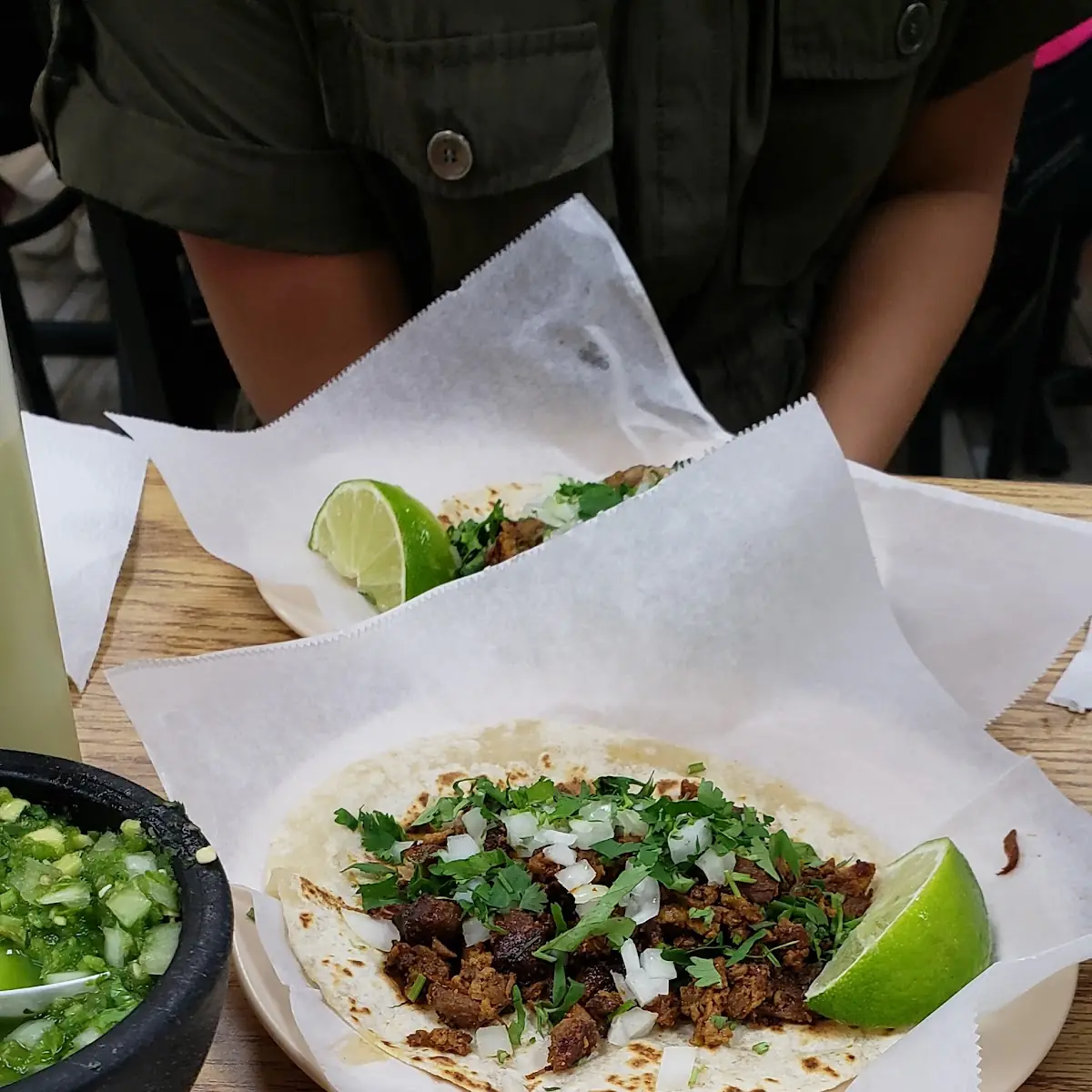 SHEREDDED BEEF TOSTADA