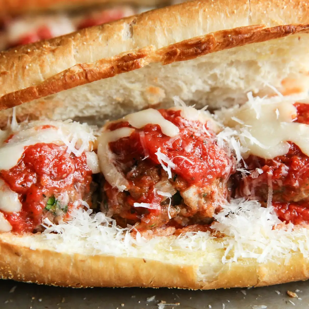 Meatball Parmesan Sub