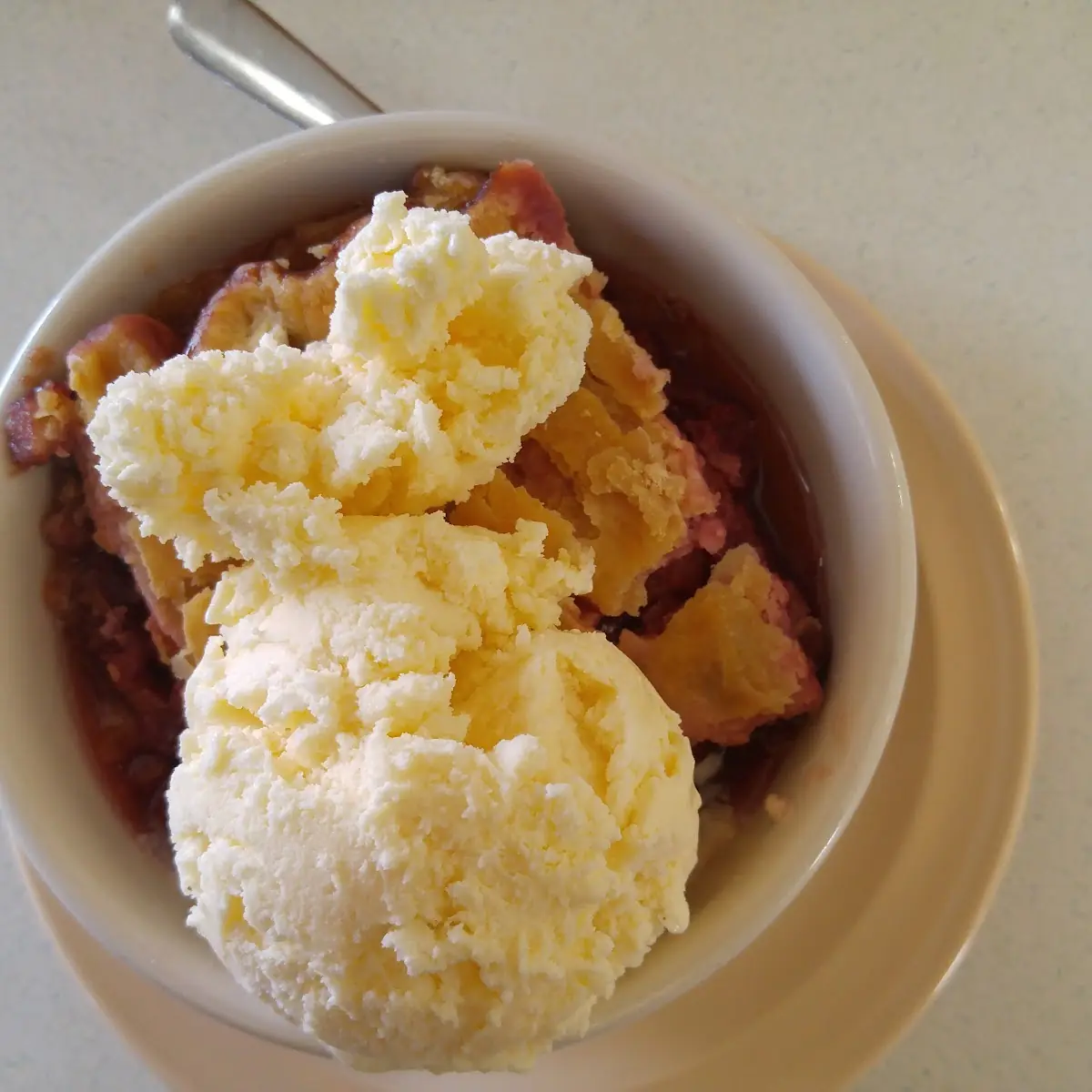 Cherry Cobbler Ala Mode