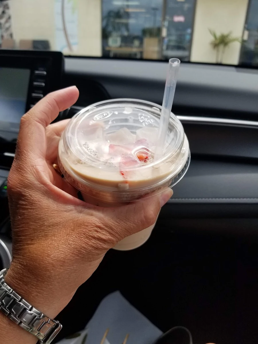 Strawberry Cheesecake Iced Mocha