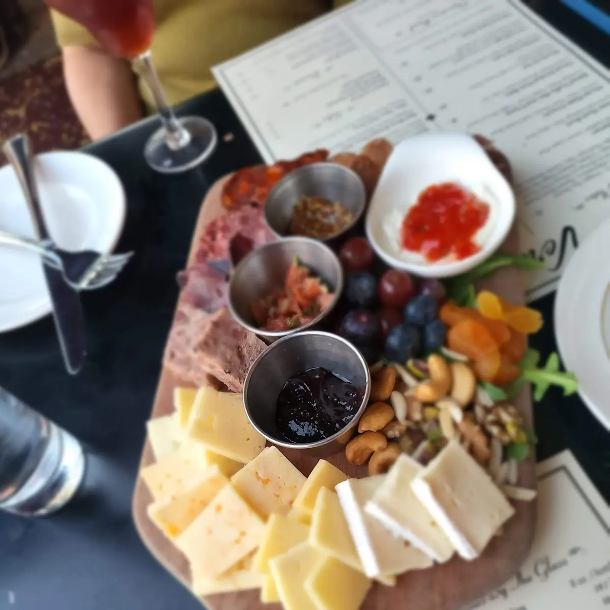 Verve Charcuterie Artisan Cheeses Board